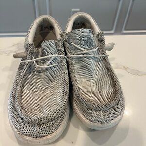 Hey Dude Light Gray Casual Shoes